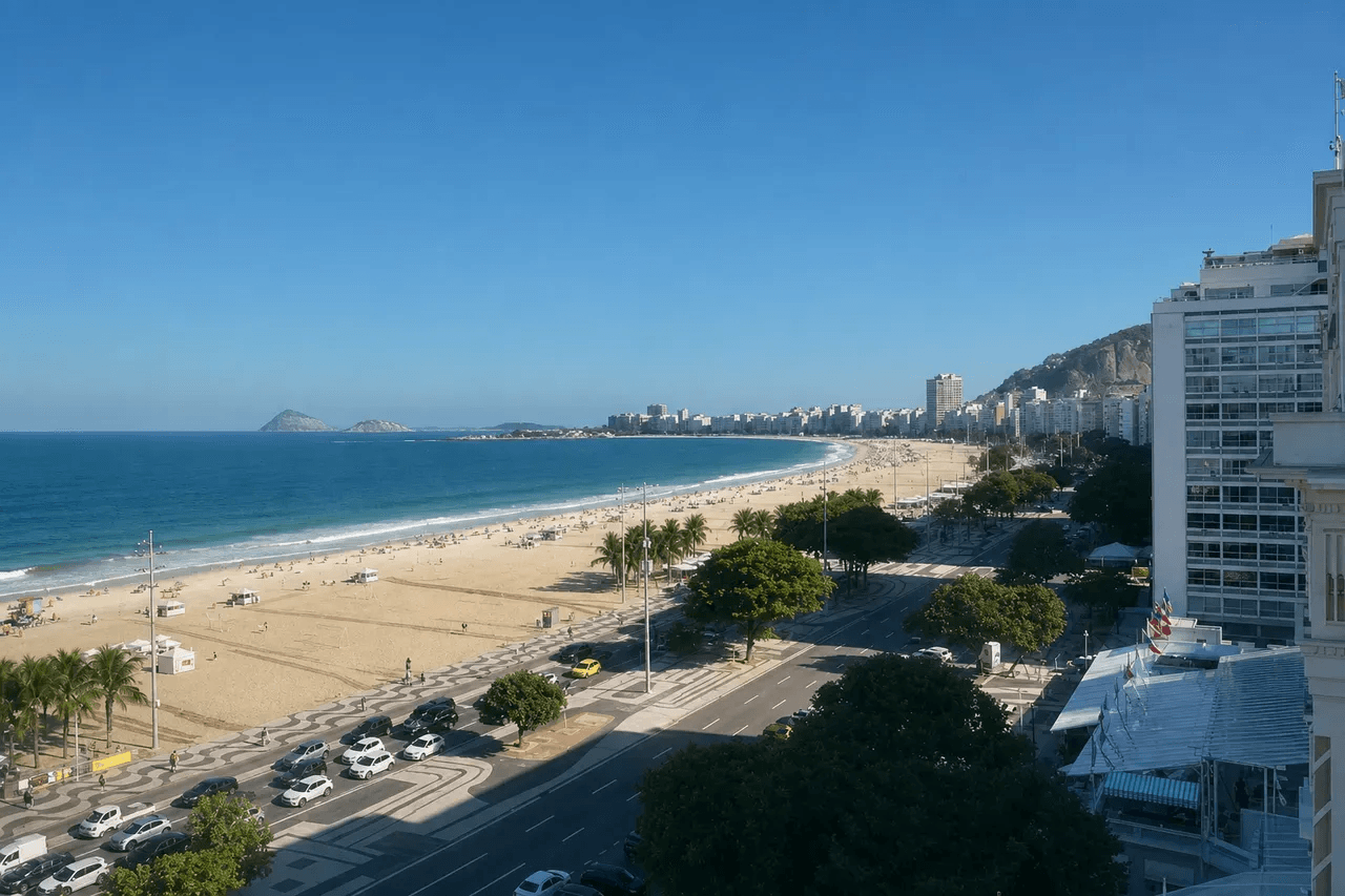 Appartement avec vue cinématographique à Copacabana